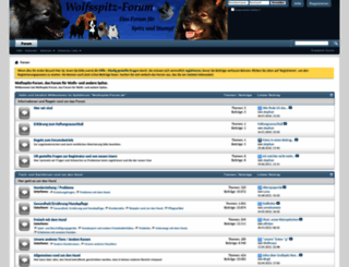 wolfsspitz-forum.de screenshot