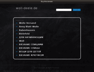 woll-deele.de screenshot