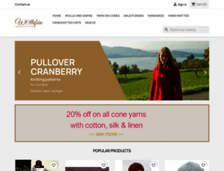 wollefein.ch screenshot