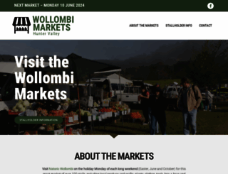 wollombimarkets.com screenshot