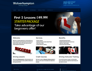 wolverhamptondrivingschool.co.uk screenshot