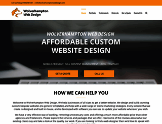 wolverhamptonwebdesign.com screenshot