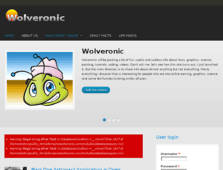 wolveronic.com screenshot