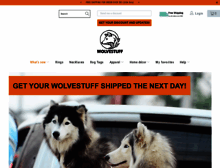 wolvestuff.myshopify.com screenshot