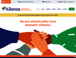 womanshelter.org screenshot
