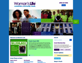 womanslife.org screenshot