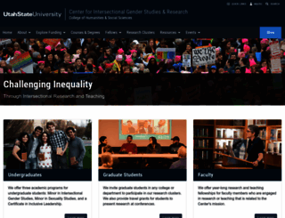 womenandgender.usu.edu screenshot