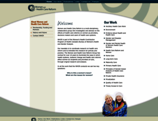 womenandhealthcarereform.ca screenshot