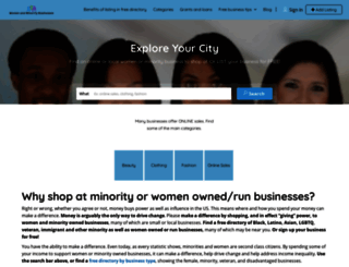 womenandminoritybusiness.org screenshot