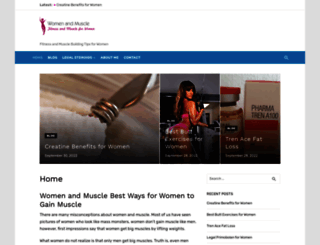 womenandmuscle.com screenshot