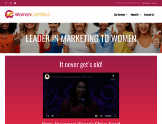 womencertified.com screenshot