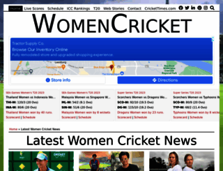 womencricket.org screenshot