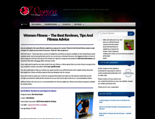 womenfitnessreviews.com screenshot