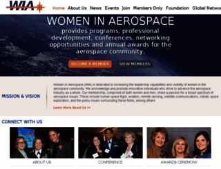womeninaerospace.org screenshot