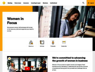 womeninfocus.com.au screenshot