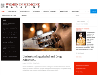 womeninmedicinemagazine.com screenshot