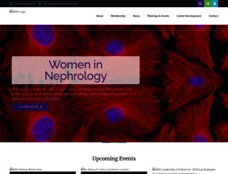 womeninnephrology.org screenshot