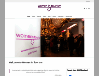 womenintourism.co.uk screenshot