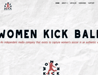 womenkickballs.com screenshot