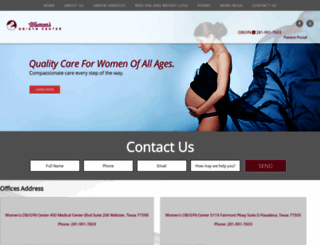 womenobgyncenter.com screenshot
