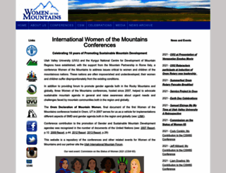 womenofthemountains.org screenshot