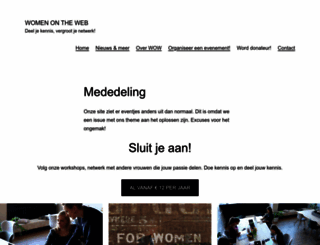 womenontheweb.nl screenshot