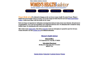 womens-health-advisor.com screenshot