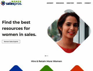 womensalespros.com screenshot