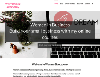 womensbizacademy.com screenshot