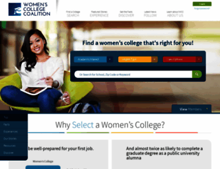 womenscolleges.org screenshot