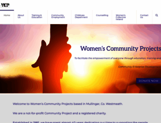 womenscommunityprojects.ie screenshot
