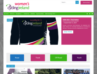 womenscycling.ie screenshot