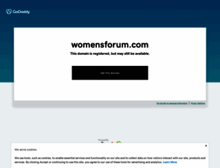 womensforum.com screenshot