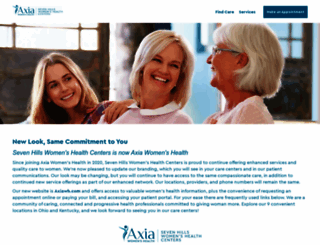 womenshealthcenters.com screenshot