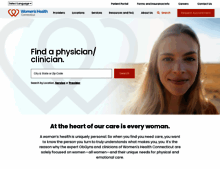 womenshealthct.com screenshot