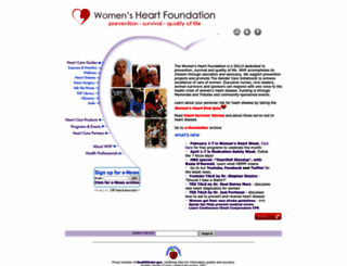 womensheart.org screenshot