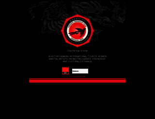womenskaratetour.org screenshot