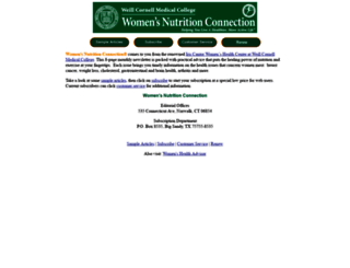 womensnutritionconnection.com screenshot