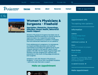 womensphysicians.com screenshot