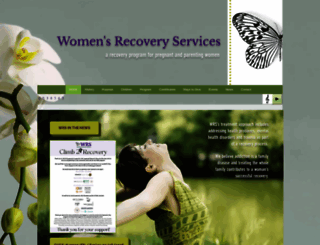 womensrecoveryservices.org screenshot