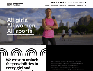 womenssportsfoundation.org screenshot
