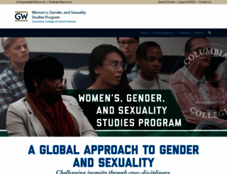 womensstudies.columbian.gwu.edu screenshot