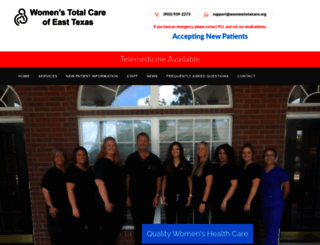 womenstotalcare.org screenshot