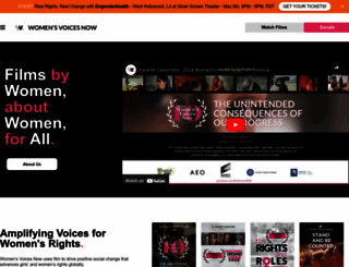 womensvoicesnow.org screenshot
