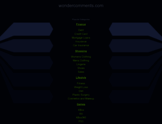 wondercomments.com screenshot