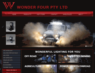wonderfour.com.au screenshot
