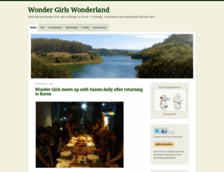 wondergirls.wordpress.com screenshot