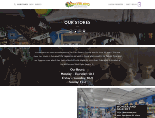 wonderlandgalleries.com screenshot