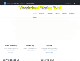 wonderlandmarinewest.com screenshot