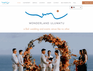 wonderlanduluwatu.com screenshot